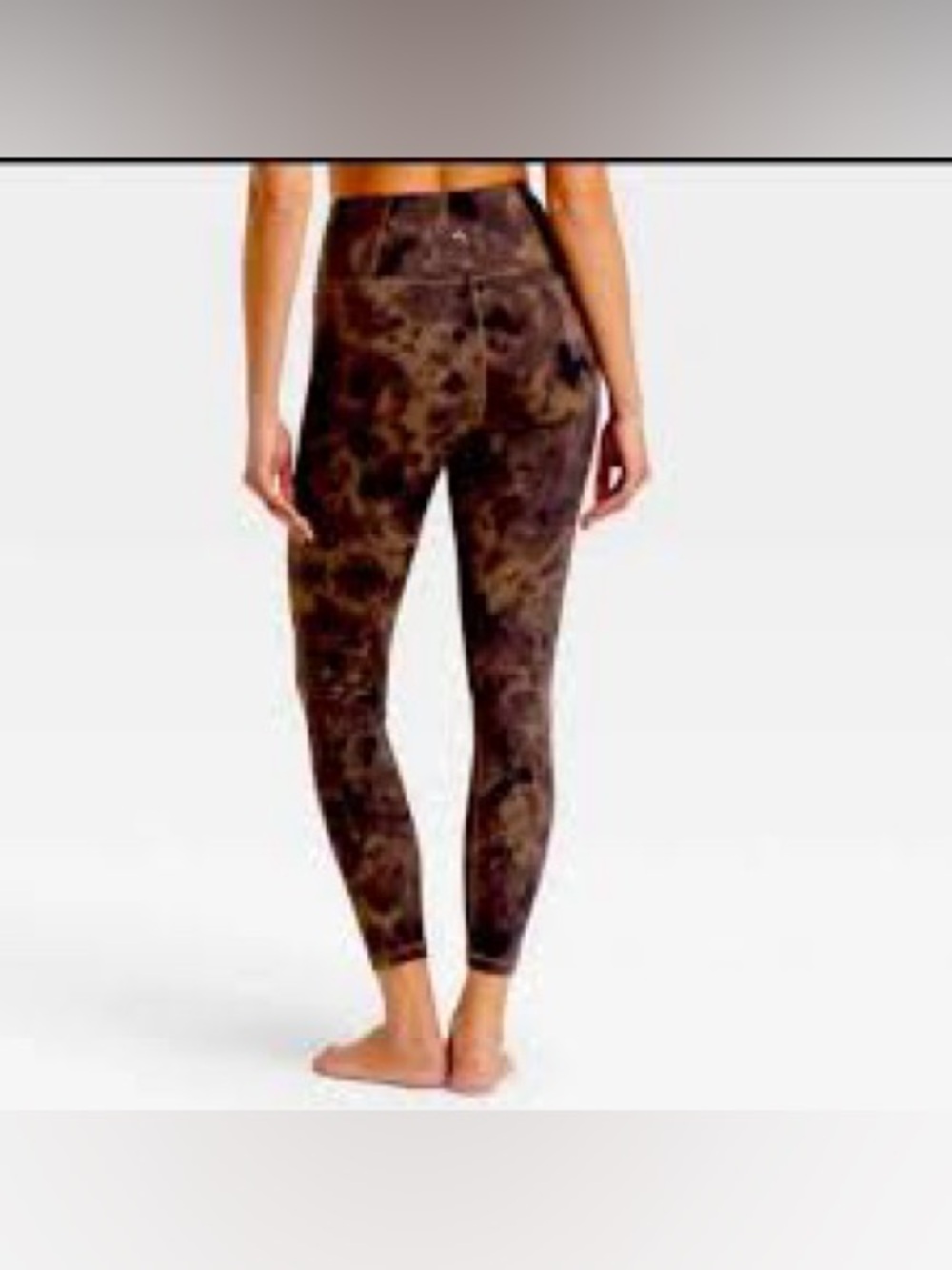 Joylab black brown Tie-Dye Leggings / Yoga Pants / Small - Picture 5 of 5